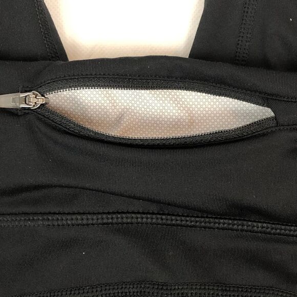 Nike Power Racer Running Crop Leggings Black Size M - Picture 8 of 12